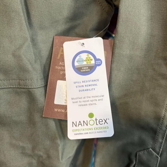 AG Gear Farm Hand Overshirt New With Tags Work Shirt Jac Size Small Moss Colored - Picture 2 of 7